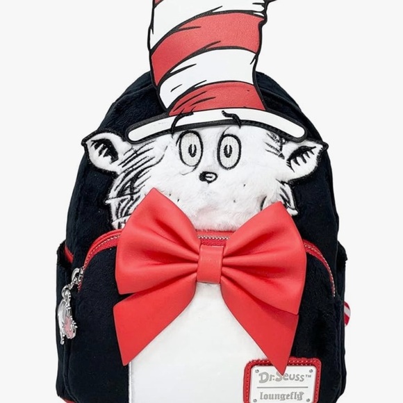 New Cat in the Hat Loungefly backpack - Picture 2 of 5